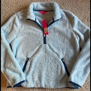 Lilly Pulitzer Skipper Sherpa Popover Fleece